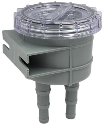 Ounfhtrttk Filtro Acqua di Mare per Aspirazione Motore per Imbarcazioni, Ideale per Raffreddamento e Raffreddamento del Motore, con Presa d'Acqua per Barche e Yacht.