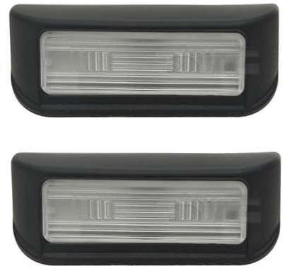 REAR NUMBER PLATE LAMPS x2 WITH BULB HOLDERS