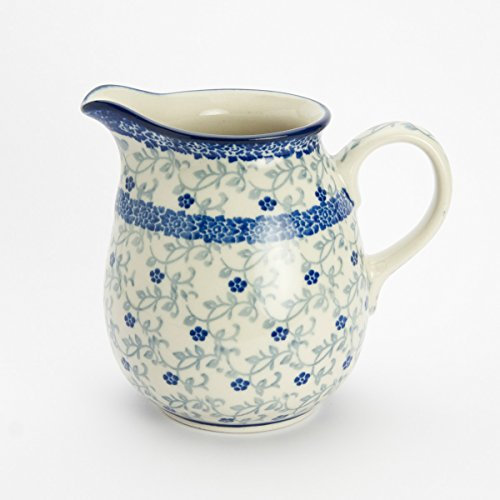 Polish Pottery 165ml Creamer Milk Jug - Forget-Me-Not