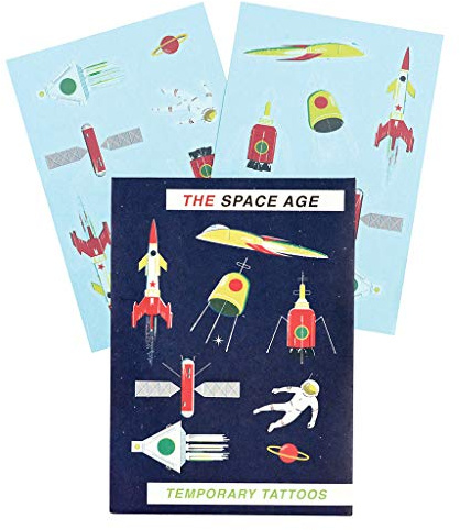 Rex International Niedliche Kinder-Tattoos Weltall Rakete