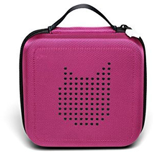 tonies Carry Case, Toy Box Storage and Travel Case for Audio Characters, Hardshell Case for up to 20 Figurines for use with Your Toniebox Portable Speaker (Sold Separately), Ages 3+, Colour: Purple