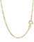 NKlaus 40cm Figarokette 333 Gelbgold 8 Karat elegante Halskette Breite: 1,5mm Collier 1,7g federleicht 9014