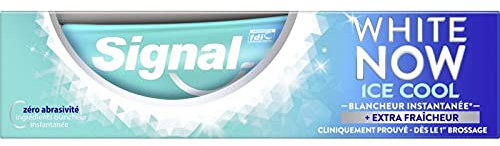 Signal White Now ICE Cool Zahnpasta für sofortige Aufhellung, 75 ml