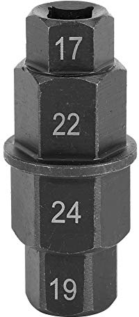 KSTE Herramientas Motocicleta, Motocicleta Ruedas Desmontaje Pin Llave Llave Hexagonal Negro