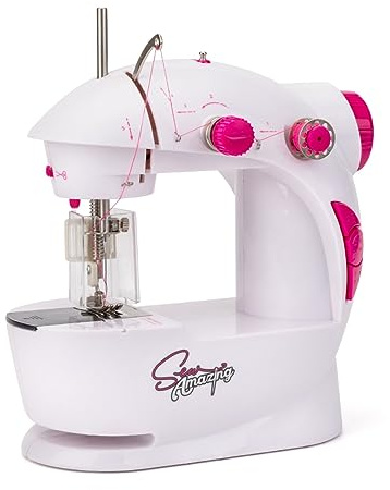 Sew Amazing Estación | Máquina de coser para principiantes, control de pedal de pie, manualidades para niños