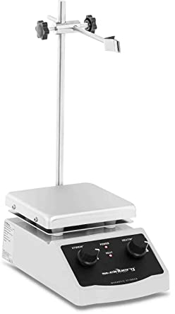 Steinberg Systems Agitatore Magnetico Miscelatore da Laboratorio con Piastra Riscaldante SBS-MR-2000/H (380 °C. 2 l, 2.000 giri/min)