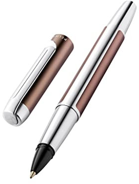 Pelikan 817479 Roller Pura, Mokka, 1 Stück inklusive Großraummine vom Typ 338