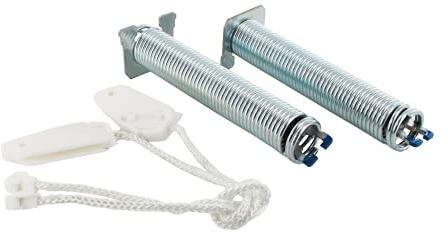 DL-pro 2x Türscharnierfeder Set Farbcode blau für Bosch Siemens 00754867 754867 Reparatursatz Seilzug Feder für Maxx SuperSilence Extraklasse Geschirrspüler Spülmaschine