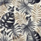Arthouse Jungle Wall Charcoal & Gold Wallpaper, for Living Spaces & Feature Walls, Kitchen Bedroom Hallway Bathroom Wallpaper 10.05m x 0.53m Roll, Botanic Motifs, Exotic Feel, Gold Highlights 297105