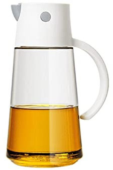 Huiliers Et Vinaigriers， Pot D'assaisonnement, Bidon D'huile Vinaigre De Sauce Soja Poignée Pas De Gouttes Et Pas De Fuites Cuisine 650 ML