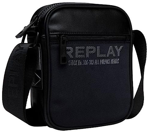REPLAY Herren FM3618 Rucksack, 098 Black
