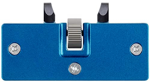 masar - Outil pour Piles, Jusqu'à Ø 50 mm - Ouvre Fond de Boîtier de Montre, à Vis - Clé, Pince, Mâchoires Rectangles