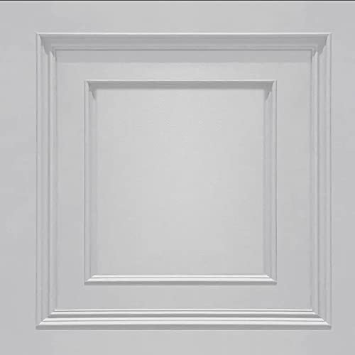 Soft Silver Amara Wood Panel Wallpaper Heavy Weight Vinyl A7376