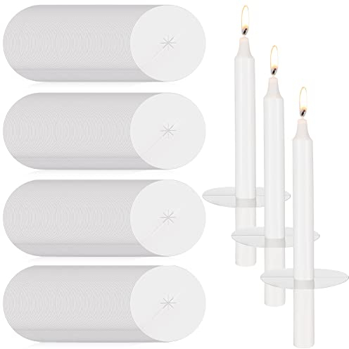 250 Stück Kirchenkerzen-Tropfschutz-Papierhalter, Großpackung für Kerzenlicht, Service-Set für Andachtswache, Kirchendienst, Gedenkstätte, Schabbat, Heiligabend, 8,9 cm