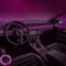Kwoxet Striscia LED Auto Interni, USB EL Cavo Auto 5m/16.4ft Luci Ambiente Auto 5v Luce Auto Adatto per Fessure Cruscotto,Design Fai da Te (Viola)