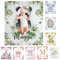 SearchI Personalisierte Babydecke mit Namen 70x100cm,Weich Warme Baby-Überwurfdecke für Junge Mädchen,Kinderdecke Namensdecke Personalisiert Geburtstaggeschenk(Panda)