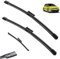 Limpiaparabrisas Delantero y Trasero Compatible con VW Golf 8 2020-2024 Parabrisas Ventana Coche Lluvia Cepillos 26+18+10