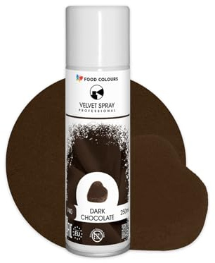 Food Colours Professional Velvet Spray - Dark Chocolate 250ml