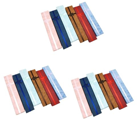 Holibanna 72 Stk Schmuckschatullen Aus Pappe Große Schmuckschatullen Schmuckgeschenkboxen Für Halsketten Dekorative Pappteller Geschenkverpackungsboxen Schmuckkästchen Lagerregal Anhänger