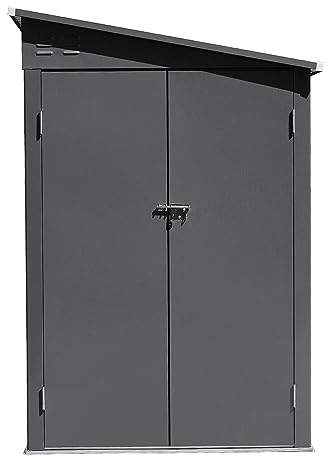 Metal Garden Shed Garage House Outdoor Bike Storage Tools Box 6X4',4.7x8.86ft‘, 8x4',8x6',8x8',8x10' (4.7x8.86')