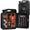 Maverton Bidon Mini Bar Personnalisé Jerry Can - Cadeau Homme Personnalisé - Jerrican pour Couple - Cadeau Anniversaire Femme - Porte-Boissons avec Menu des Shots et Plaque Gravée - Divers Motifs