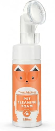Youzhixing Hunde Pfotenreiniger für Hunde (150ml) | Hundepfotenbürste | Hundepfoten Reiniger | No Rinse Schäumendes Shampoo für Haustiere | Hunde Katzen Pfotenpflege Zubehör | Hunde Sachen