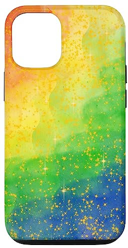 iPhone 15 Rainbow Abstract Pattern Women Girls Colorful Rainbow Case