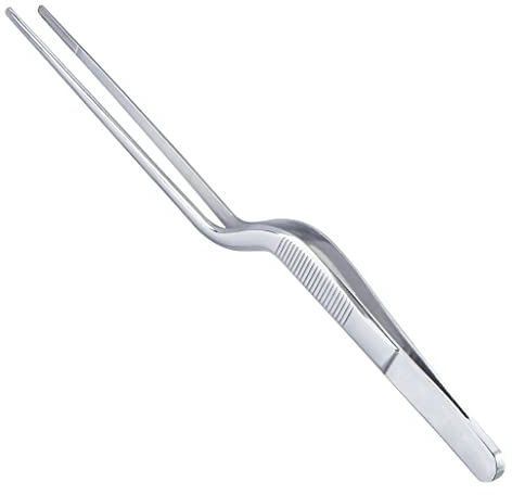 Pinzas resistentes para cocinar, manualidades, reparación, pinzas multiusos, punta de mano de obra fina para una colocación precisa, pinzas resistentes