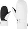 Ziener Damen KISARI Ski-Fäustling/Wintersport | wasserdicht, PFC frei, White, 6