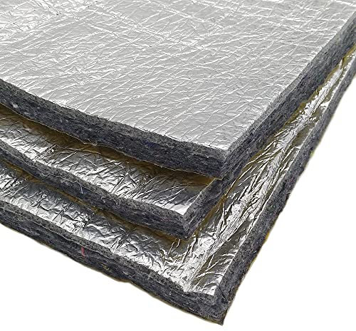 Panneau isolant spécial insonorisation sonore (35 cm x 60 cm) - Isolation acoustique et thermique pour maisons, bureaux, véhicules, caravanes...