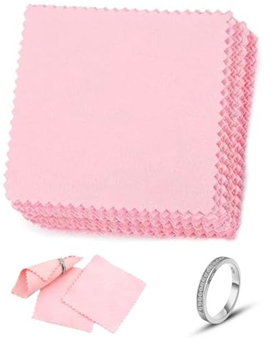 30-Pack Silver Cleaning Cloths – Jewelry Polishing Cloths for Gold, Silver, and Precious Metals, Tarnish Remover, Soft Reusable Cloth for Watches, Coins, Rings & Accessories