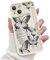 FUXICASE for iPhone 15 Case, Creative Butterfly Pattern Design for Girl Women, Soft Silicone Shockproof Anti-Scratch Protection Phone Cover for iPhone 15 (Ballet Black Butterfly)