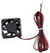 3D Printer Fan 4010 Fan 24v Black Plastic Extruder Cooling Fan For Ender3 V2 Ender3 / Ender3Pro CR10 3D Printer Accessories(12V 4010 Axial fan)