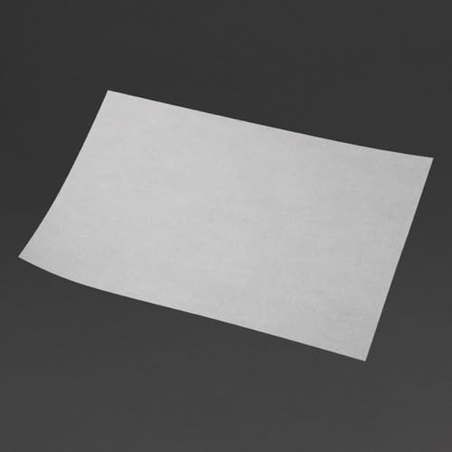 Fiesta Compostable Burger Wraps White, 250x300, Pack 200 | Eco-friendly lining sheets streamline clean-up and waste disposal in busy professional catering and food service setups.