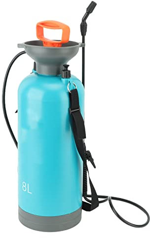 Spruzzatore di pressione della pompa durevole Spruzzatore Giardino Prato Pratico Grande Capacità Pressione Portatile per Giardino - Ideale per irrigazione casa, pulizia - Pp, Materiale PE (8L Blu)
