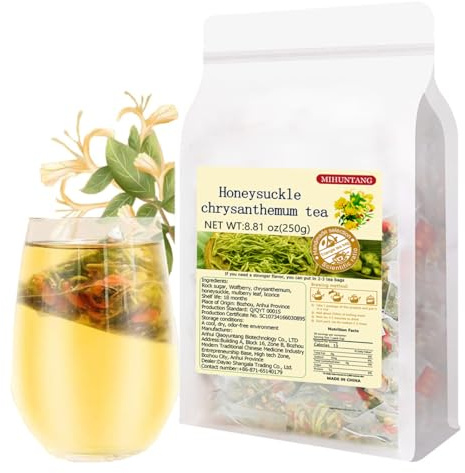 Geißblatt Chrysantheme Tee 250g Goji Maulbeerblatt Teebeutel Fötaler | Goji, Lakritz, Chrysantheme, Maulbeerblatt-Teebeutel, wissenschaftlich passend, leicht zu brühen, guter Tee