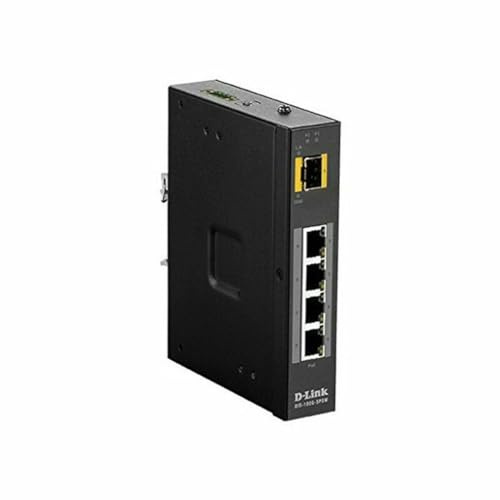 D-Link DIS-100G-5PSW Industrial Gigabit Unmanaged Poe Switch with SFP Slot