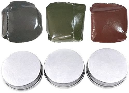 Tungsten Putty Rig Soft Sinker Silt Mud Tungsten Putty Fishing Weights Super Grip Non Slide Carp Rig Weight Carp Fishing Terminal Tackle (Mixed Color(pack of 3))