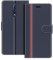COODIO Funda para Nokia 8, Magnético Funda con Tapa para Nokia 8, Azul Oscuro/Rojo