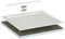 LUX ELEMENTS LTUBE94001.FW, Bianco, 90 x 90 cm