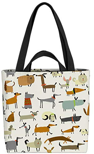 VOID Hunderassen Party Tasche 33x33x14cm,15l Einkaufs-Beutel Shopper Einkaufs-Tasche Bag