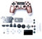 HUAYUWA Kunststoff Game Controller Gehäuse Abdeckung mit Tasten Ersatz Set Fit für Playstation 4 Slim 4.0 JDM-040 (V1-Version), Roségold