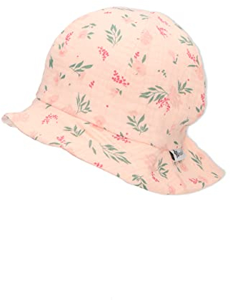 Sterntaler Mädchen Sonnenhut Fleuro Hut, rosa, 45