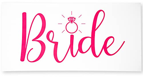 Ethisa Strandtuch für Flitterwochen und Junggesellinnenabschiede, rosa Design für Strand, Junggesellinnenabschied, Mrs Strandtuch für die zukünftige Braut, Just Married Strand, Hochzeit und Verlobung