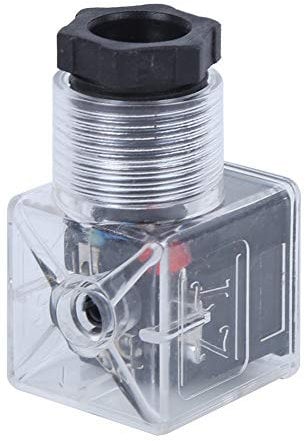 5 Stück Magnetspule Stecker Hydraulikventil Transparent Spannung Universal Zubehör DC 24 Magnetspule Stecker,Magnet
