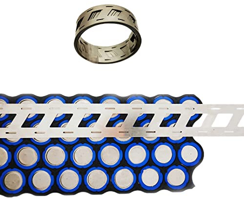 SUIDI Pure Nickel Strip 2P Lithium Battery Pure Nickel Strip Used for 18650 Batteries spot Welding 0.15x23.3x19mm (23.3mm 2M)