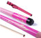 RIFWOVE Langlebig Professionelle Billard Queues, 1/2 Ahorn Pool Cue, für Männer Frauen, 13mm Kopf, Rosa, Kanadischer Ahorn, Snooker Queue, Stick für professionelle Billardspieler