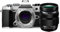 OM SYSTEM OM-5 Micro Four Thirds System Camera incl. lens M.Zuiko Digital ED 12-40mm PRO II, 20 MP Live MOS Sensor, Improved 5-Axis Image Stabilisation, Silver/Black