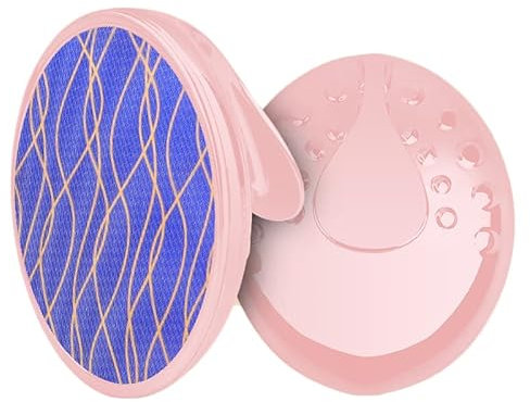 Nano Kristall Haarentferner Schmerzfreier Radiergummi Hautfreundliches Design Ergonomischer Griff für Damen Herren Rosa