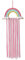 Cuqizu Bow Halter Für Mädchen Haarbögen.Bow Organizer Für Mädchen Haarbögen -Regenbogen Bogen Aufhänger mit Stirnband Halter Organizer mit Haarclip Organizer Für Mädchen Haarclips (Pink)